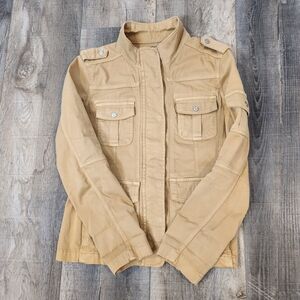 Kensie Beige Utility Jacket